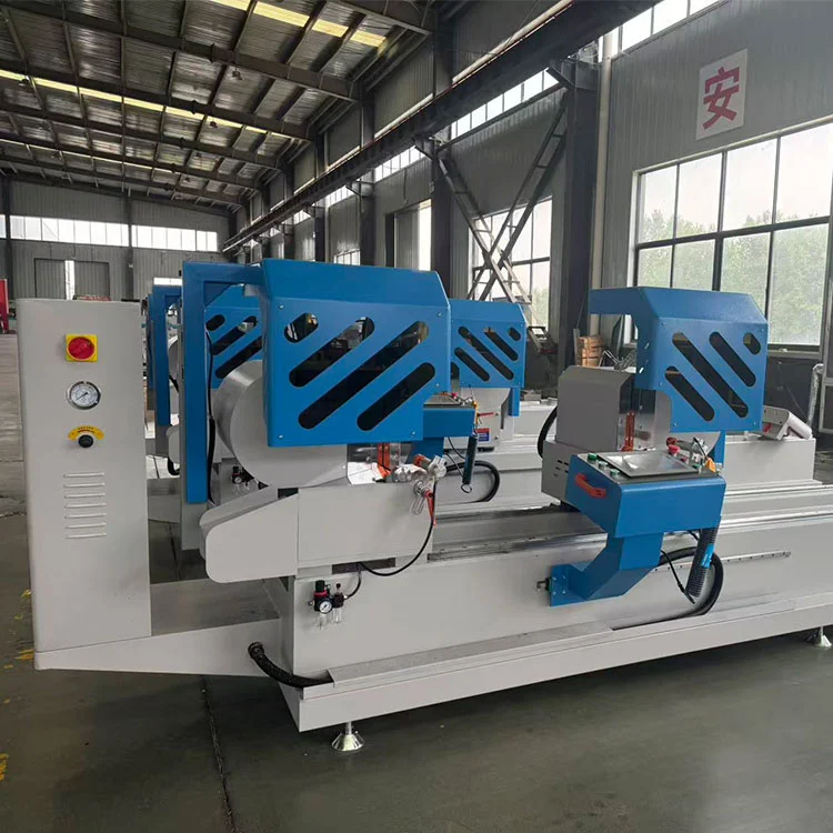 Sierra ingletadora de ángulo arbitrario CNC para corte de perfiles de aluminio