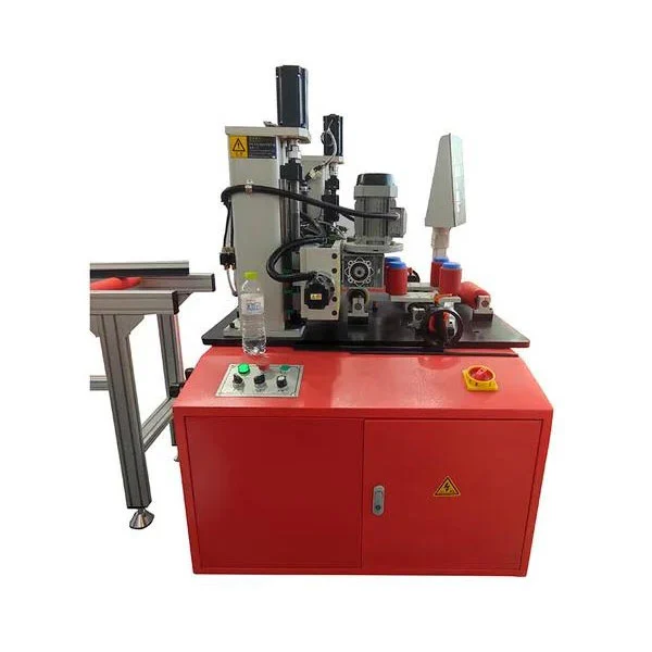 Máquina insertadora de tiras moleteadas con rotura de puente térmico y doble motor