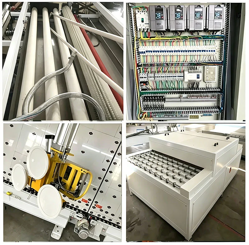 1800mm Horizontal Insulated Glass Washing And Drying Machine