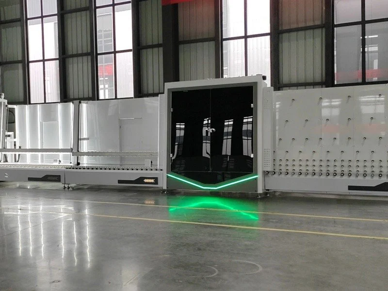Horizontal Insulated Glass Line With Washing Drying Assembly