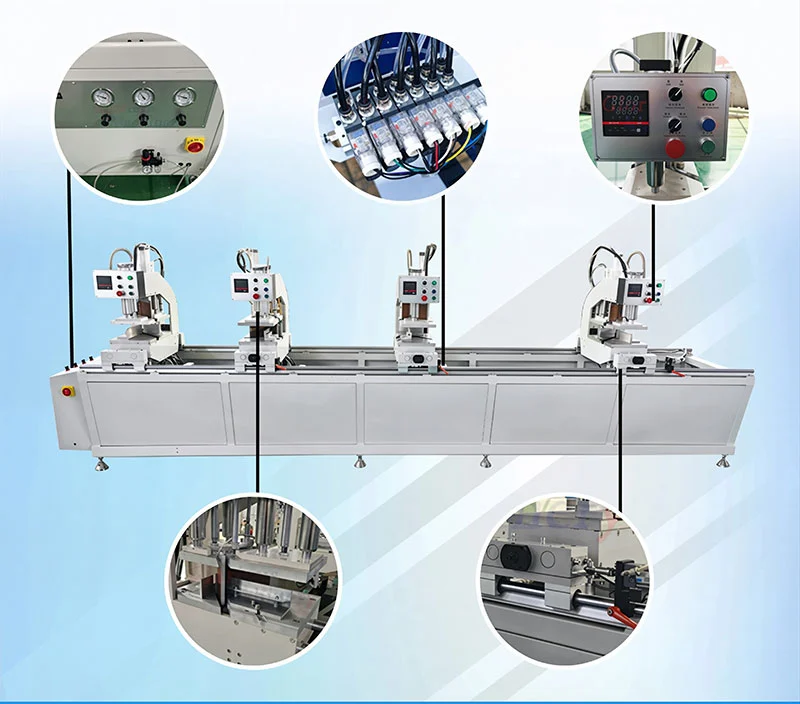Four Head Welding Machine Pvc Window Frame Welding Equipment
